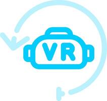 Virtual Reality Creative Icon Design vector