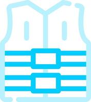 Life Jacket Creative Icon Design vector