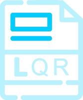 LQR Creative Icon Design vector