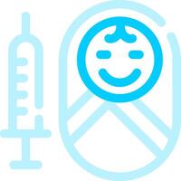 Vaccination Creative Icon Design vector