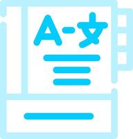 Language Learning Creative Icon Design vector