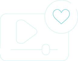 Interactive Video Creative Icon Design vector