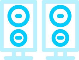 Speakers Creative Icon Design vector