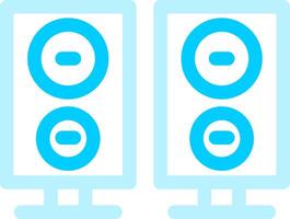 Speakers Creative Icon Design vector