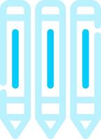 Pencils Creative Icon Design vector