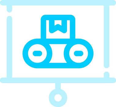 Machine Learning Creative Icon Design vector