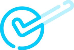 Check Creative Icon Design vector