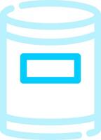 Dustbin Creative Icon Design vector