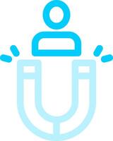 Magnet Creative Icon Design vector