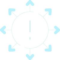Diversification Creative Icon Design vector