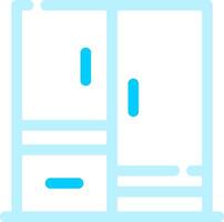Wardrobe Creative Icon Design vector