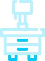 Side Table Creative Icon Design vector