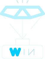 Winner Creative Icon Design vector