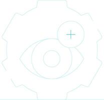 Optometry Practice Creative Icon Design vector