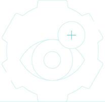 Optometry Practice Creative Icon Design vector