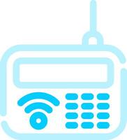 Intercom Creative Icon Design vector