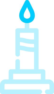 Candle Creative Icon Design