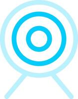 Bullseye Creative Icon Design vector