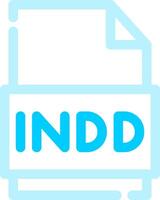 Indd File Creative Icon Design vector