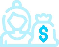 Investor Creative Icon Design vector