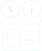 Real Time Inventory Info Creative Icon Design vector