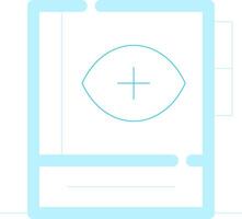 Optometric Guidelines Creative Icon Design vector