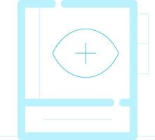 Optometric Guidelines Creative Icon Design vector