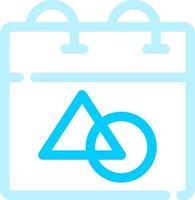 Line Two Color Design vector