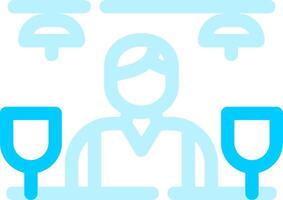 Bar Counter Creative Icon Design vector
