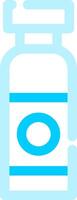 Water Bottle Creative Icon Design vector