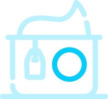 Cream Creative Icon Design vector