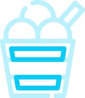 Ice Cream Creative Icon Design vector