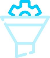 Funnel Creative Icon Design vector