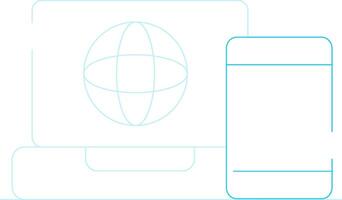 Multi Platform Creative Icon Design vector