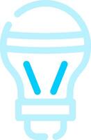 LED Bulb Creative Icon Design vector