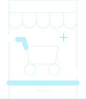 Personalized Web Store Creative Icon Design vector