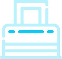 diseño de icono creativo de impresora vector