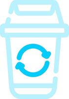 Trash Recycle Creative Icon Design vector