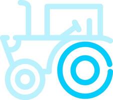 diseño de icono creativo de tractor vector