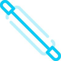 Rolling Pin Creative Icon Design vector