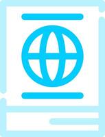 Passport Creative Icon Design vector