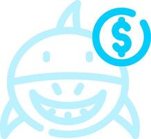 Loan Shark Creative Icon Design vector