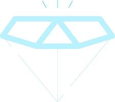 diseño de icono creativo de diamante vector