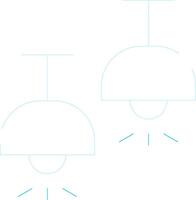 Ceiling Lamp Creative Icon Design vector