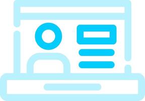 Online Class Creative Icon Design vector