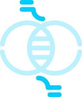 Linear Venn Creative Icon Design vector