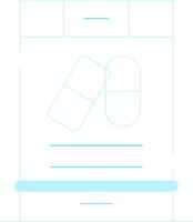 Online Pharmacy Creative Icon Design vector