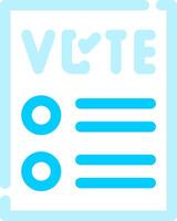 Ballot Creative Icon Design vector