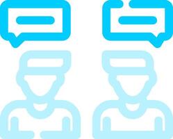 Conversation Creative Icon Design vector