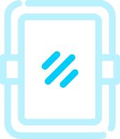 Mirror Creative Icon Design vector